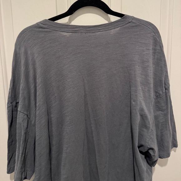 Natural Life Gray Peace Sign Graphic Boho Top One Size - Picture 9 of 9